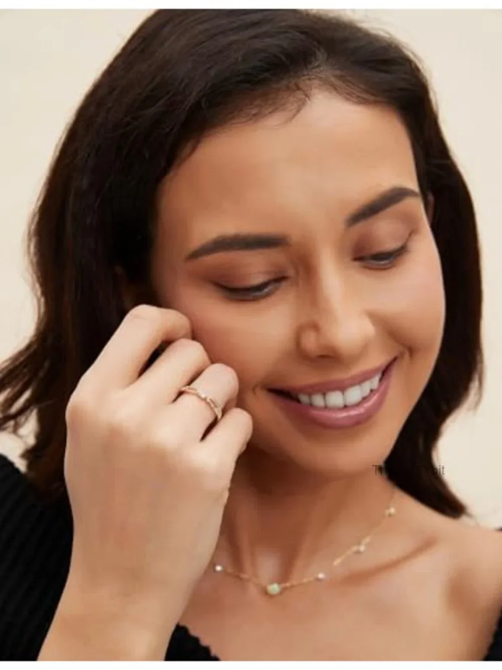 14K Gold Plated CZ Twisted Rope Stackable Wedding Band Ring